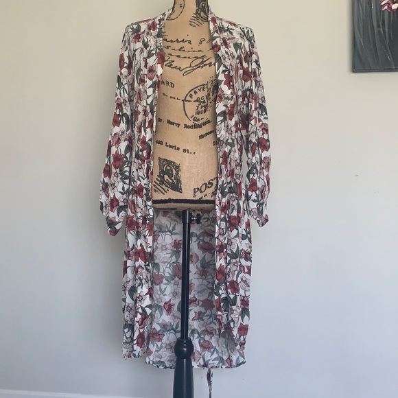 Onderbroeks luxury floral print kimono robe - Picture 3 of 5